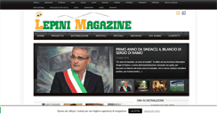 Desktop Screenshot of lepinimagazine.it