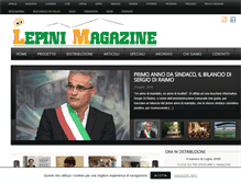 Tablet Screenshot of lepinimagazine.it